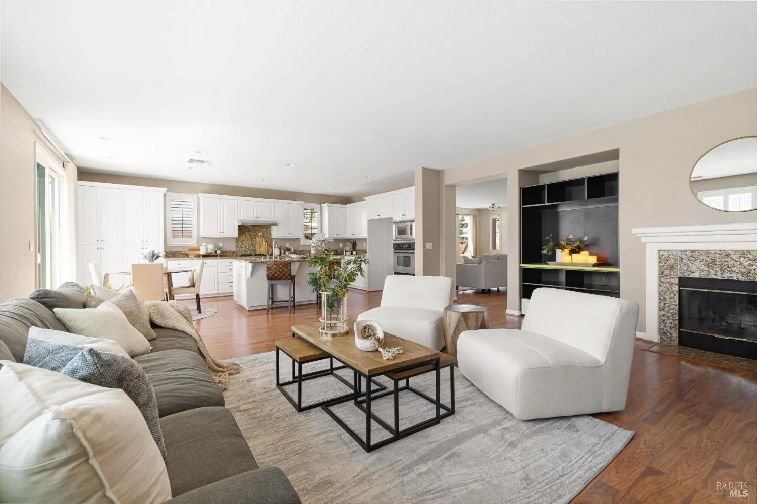 Living room after Sunny Hill Court home staging